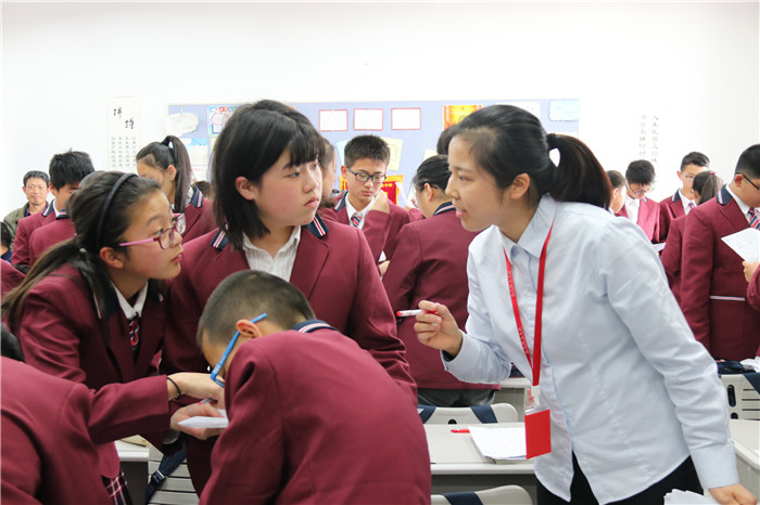 淮上区数学教研会在北大培文蚌埠实验学校召开